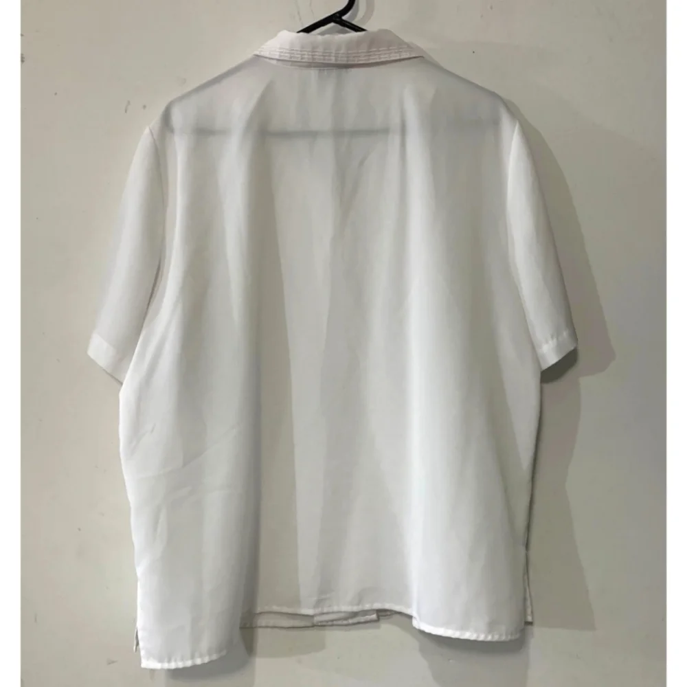 Apparenza sz 1X White Button Down Dress Shirt - Picture 2 of 3